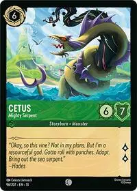 Carta Cetus - Mighty Serpent, 13-96