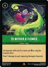 Carta To Wither a Flower, 13-101