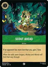 Carta Scout Ahead, 13-104