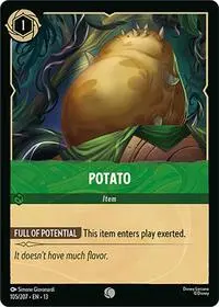 Carta Potato, 13-105