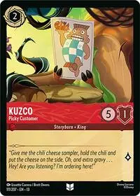 Carta Kuzco - Picky Customer, 13-111