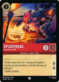 Carta Splodyhead - Experiment 619, 13-117