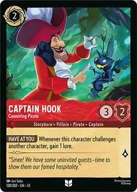 Carta Captain Hook - Conniving Pirate, 13-130