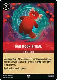 Carta Red Moon Ritual, 13-134