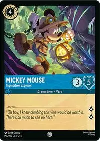 Carta Mickey Mouse - Inquisitive Explorer, 13-155