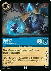 Carta Hades - Meticulous Schemer, 13-156