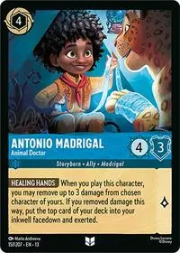 Carta Antonio Madrigal - Animal Doctor, 13-157