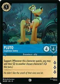 Carta Pluto - Suspicious Sentry, 13-161