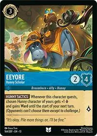 Carta Eeyore - Hunny Scholar, 13-164