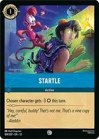 Carta Startle, 13-169