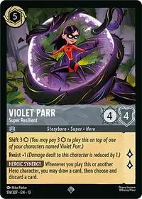Carta Violet Parr - Super Resilient, 13-176