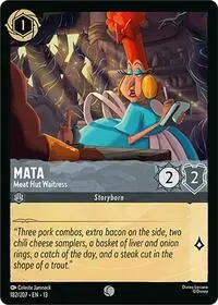 Carta Mata - Meat Hut Waitress, 13-182
