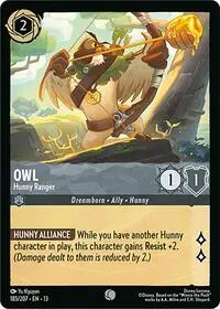 Carta Owl - Hunny Ranger, 13-185