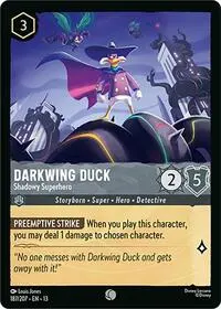 Carta Darkwing Duck - Shadowy Superhero, 13-187