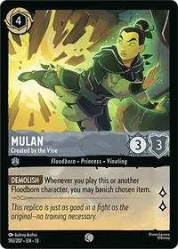 Carta Mulan - Created by the Vine, 13-192