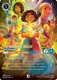 Carta The Madrigal Family - Every Generation, 13-230