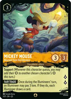 Mickey Mouse - Rescued from the Entrance (Q3-1)