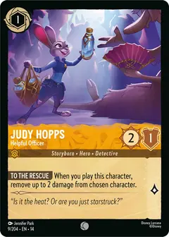 Judy Hopps - Helpful Officer (14-9)