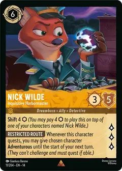 Nick Wilde - Inquisitive Harbormaster (14-11)