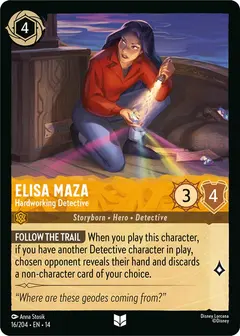 Carta Elisa Maza - Hardworking Detective, 14-16