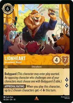 Lionheart - Incumbent Mayor (14-18)