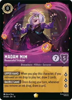 Carta Madam Mim - Resourceful Trickster, 14-59