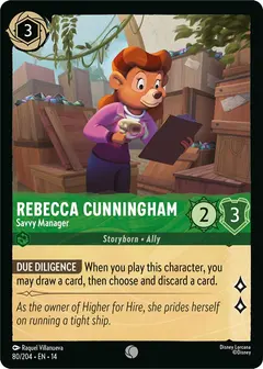 Rebecca Cunningham - Savvy Manager (14-80)
