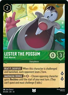 Lester the Possum - Park Mascot (14-87)