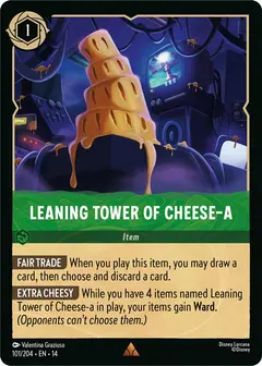 Carta Leaning Tower of Cheese-a, 14-101