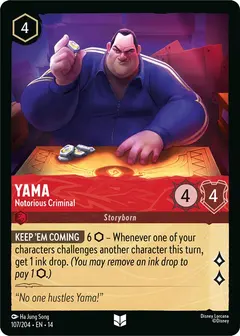 Carta Yama - Notorious Criminal, 14-107