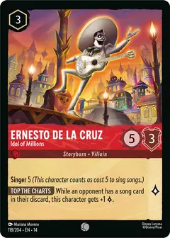 Carta Ernesto de la Cruz - Idol of Millions, 14-118