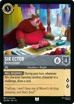 Sir Ector - Blustery Knight (14-190)