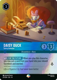 Daisy Duck - Savvy Investor (14-217)