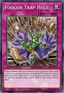 Carta Foolish Trap Hole, CORI-EN077