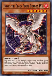 Horus the Black Flame Dragon LV6 (DR3-EN007)