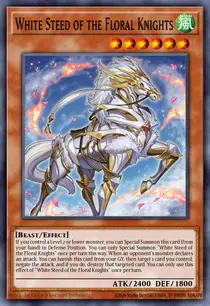 White Steed of the Floral Knights (LED8-EN022)