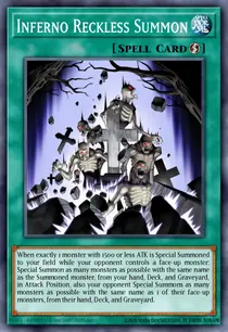 Inferno Reckless Summon (SR03-EN030)