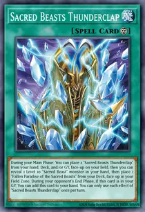 Carta Sacred Beasts Thunderclap, CORI-EN049