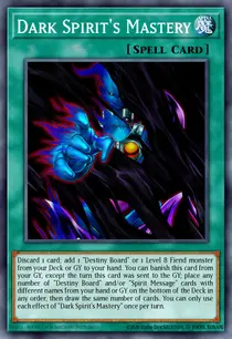Dark Spirit's Mastery (LED5-EN004)