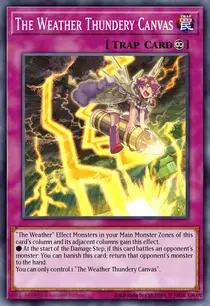 The Weather Thundery Canvas (SPWA-EN040)