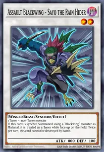 Assault Blackwing - Sayo the Rain Hider (MP17-EN095)