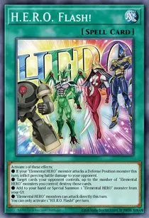 Carta H.E.R.O. Flash!, BLZD-EN068