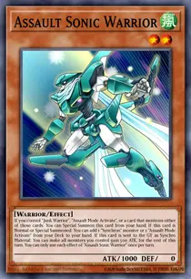 Assault Sonic Warrior (BLZD-EN005)