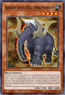 Advanced Crystal Beast Amber Mammoth (BLCR-EN014)