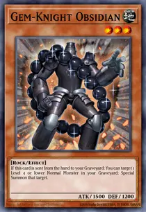 Gem-Knight Obsidian (DT06-EN067)