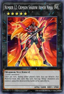 Number 12: Crimson Shadow Armor Ninja (SP13-EN030)