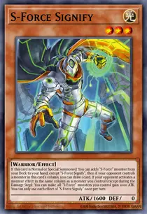 Carta S-Force Signify, CORI-EN020