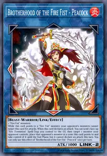 Brotherhood of the Fire Fist - Peacock (FIGA-EN017)