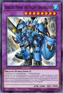 Dinoster Power, the Mighty Dracoslayer (OP01-EN010)
