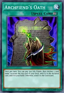 Archfiend's Oath (DR1-EN254)